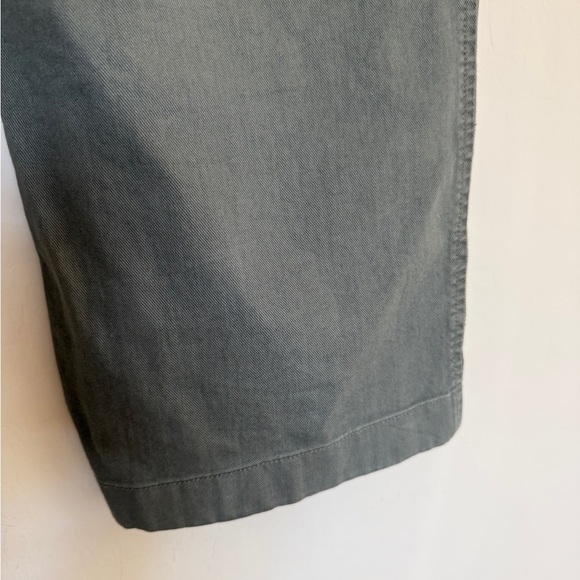 GAP Wide Leg Khaki Olive Green Wide-Leg Chino Pants Women’s 6 Loose - Picture 3 of 7